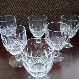 WATERFORD CRYSTAL - VINTAGE "COLLEEN" GOBLETS
